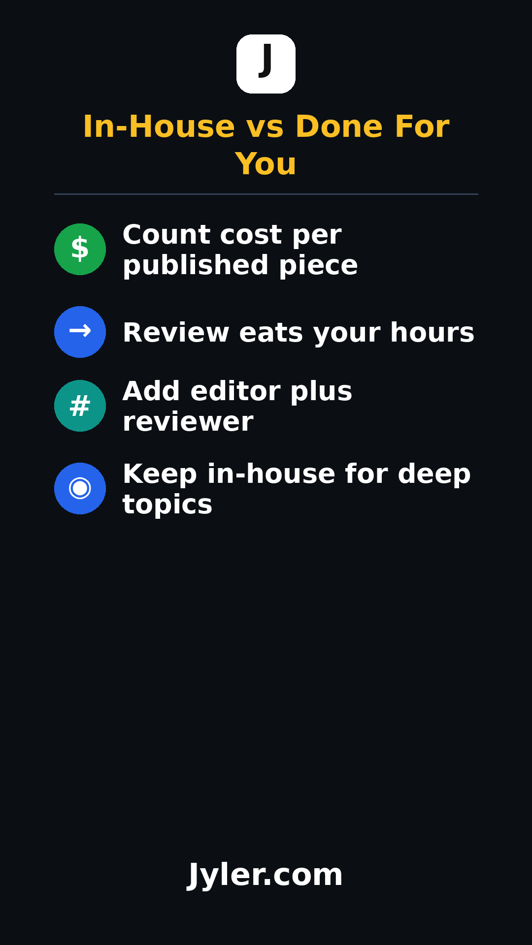 Done For You Content Writing Service vs In-House: The Real Cost Comparison