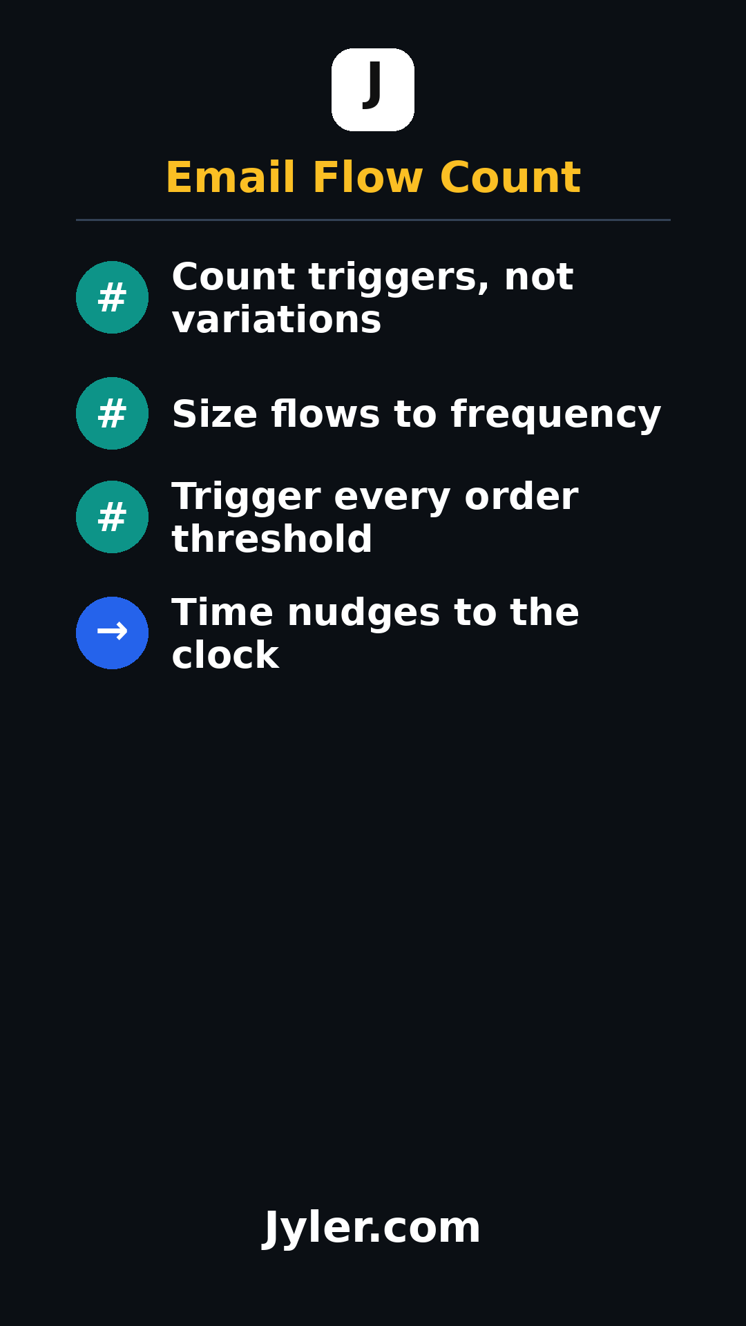 Email Flow Count