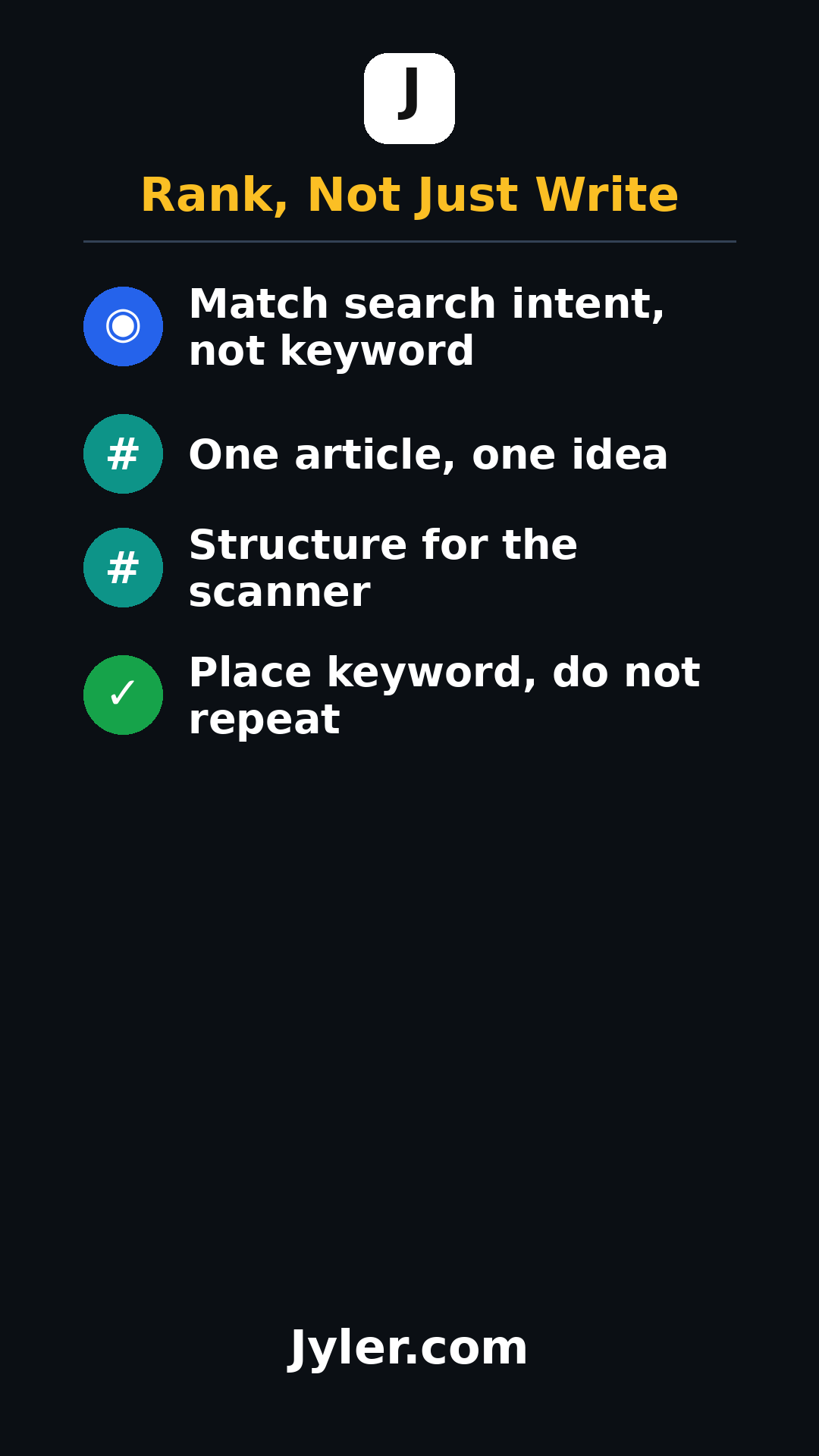 SEO Article Writing: Do This, Not That (A Technical Guide)