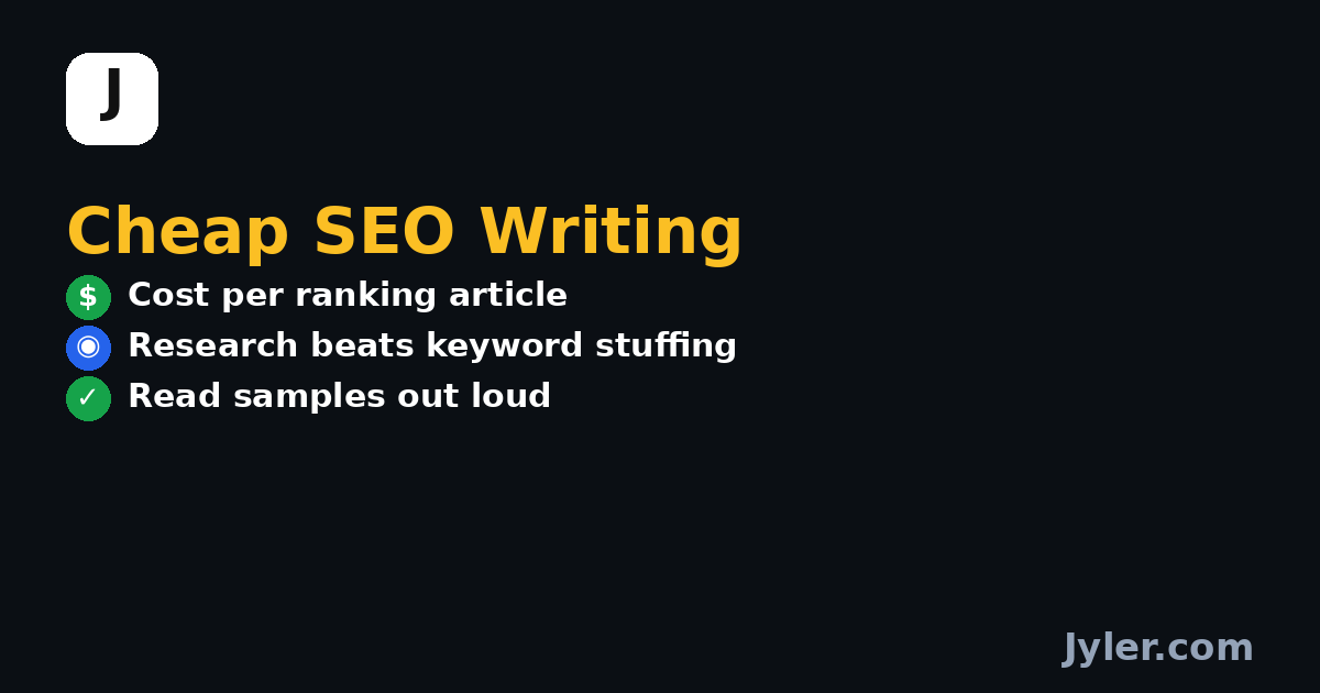 Affordable SEO Article Writing Service: An Honest FAQ for Business Owners