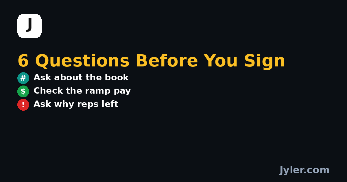 B2B Outside Sales: 6 Questions to Ask Before You Sign