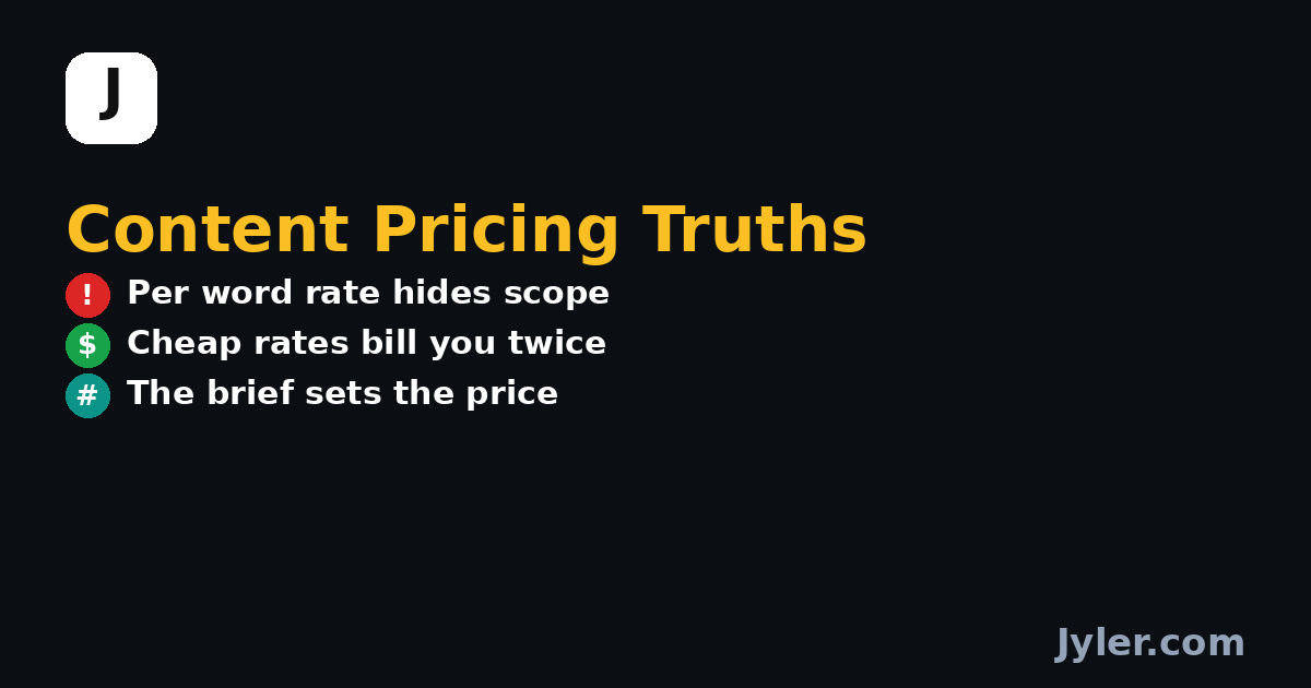 Content Writing Service Pricing: 9 Things Nobody Tells You Before You Buy