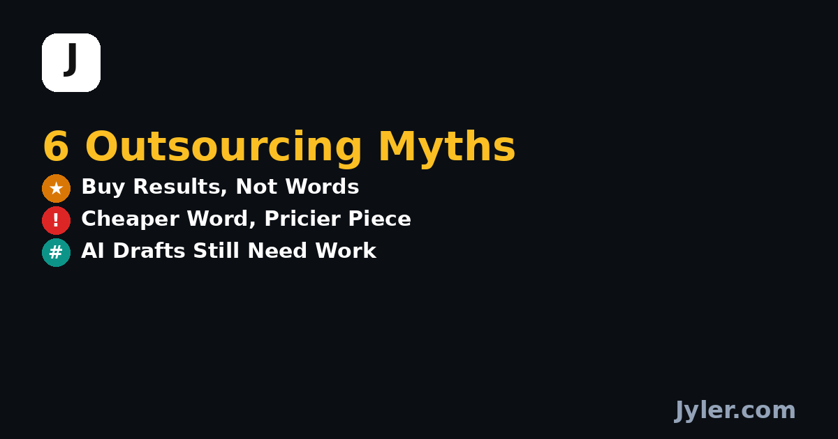 Done for You Content Writing Service: 6 Myths That Cost Business Owners Money