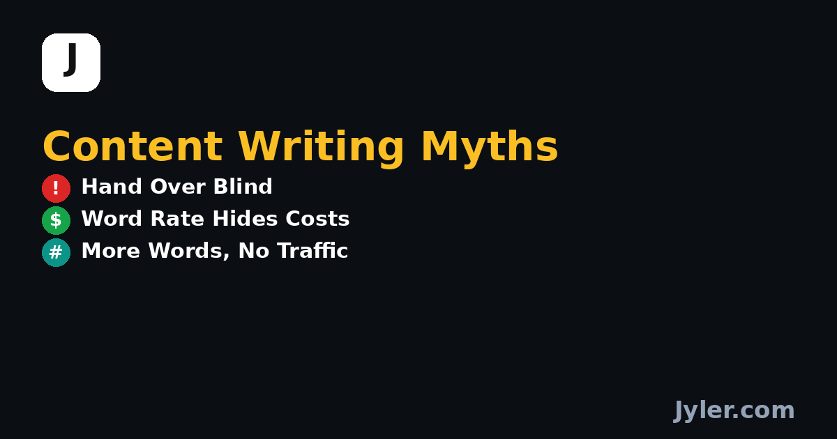Done For You Content Writing Service: 6 Myths That Waste Your Budget