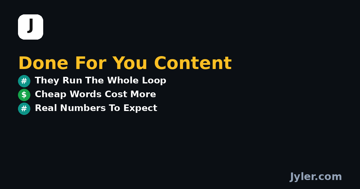 Done for You Content Writing Service: The Questions Owners Ask Before They Pay