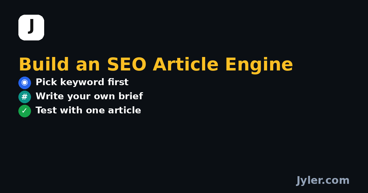 How to Build an SEO Article Engine With a Content Writing Service