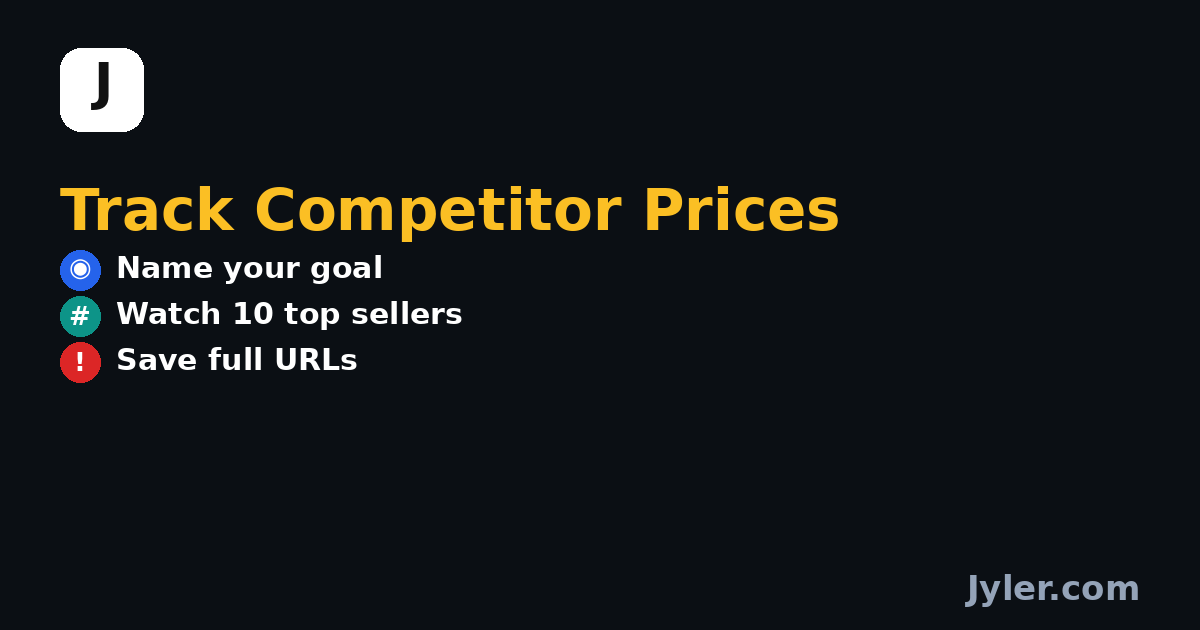 How to Track Competitor Prices on Shopify Stores: A Practical Checklist