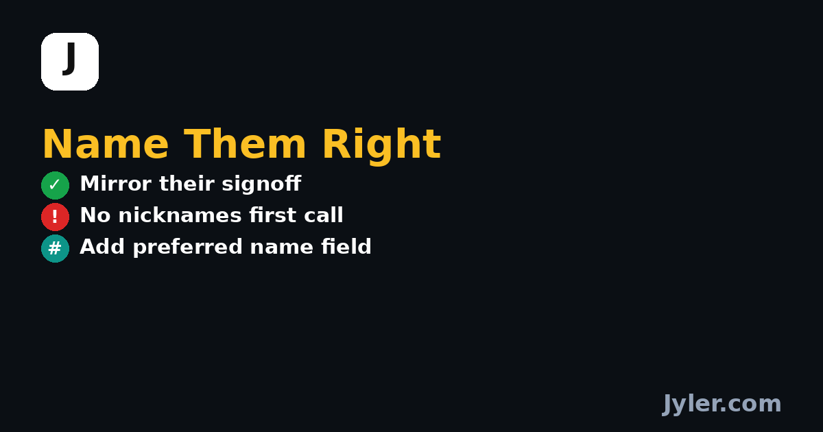 Prospect Nickname or Legal Name? Field Notes on Getting It Right