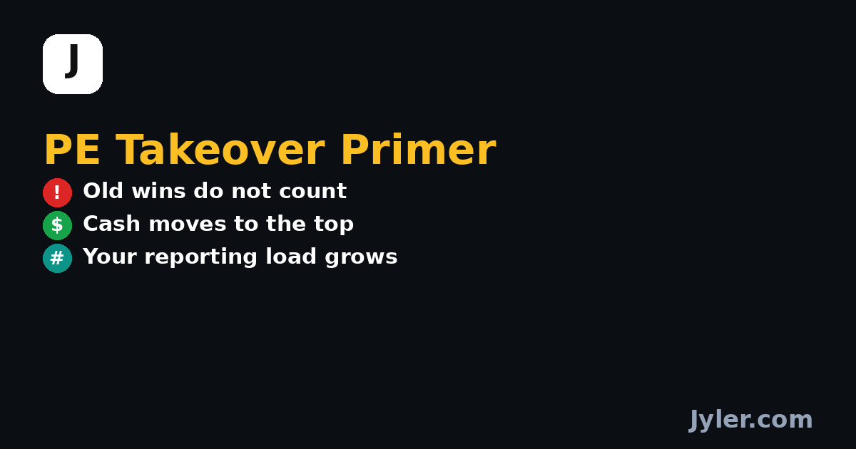 What Changes After a Private Equity Takeover: A Primer for Operators